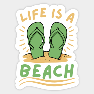 Life is a Beach Sticker